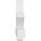 Ekena Millwork Redmond Architectural Grade PVC Gable Bracket, 96"W x 20"H x 4"D x 4"F, 5/12 Pitch GBP096X20X0404RED00 - alternate 2